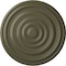 Ekena Millwork Carton Ceiling Medallion (For Canopies up to 2 5/8"), Hand-Painted Painted Turtle, 12 5/8"OD x 1"P CM13CAPTF - alternate 1